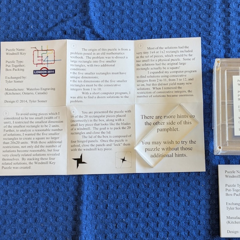 Windmill Key (IPP34) by Tyler Somer / Waterloo Engraving