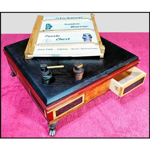 Stickman "Xombie Warrior" Puzzle Chest - (limited edition 3 of 3)