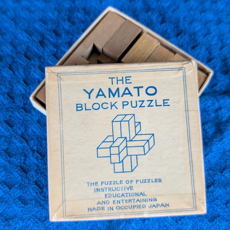 Yamato Block Puzzle from 1940's occupied Japan