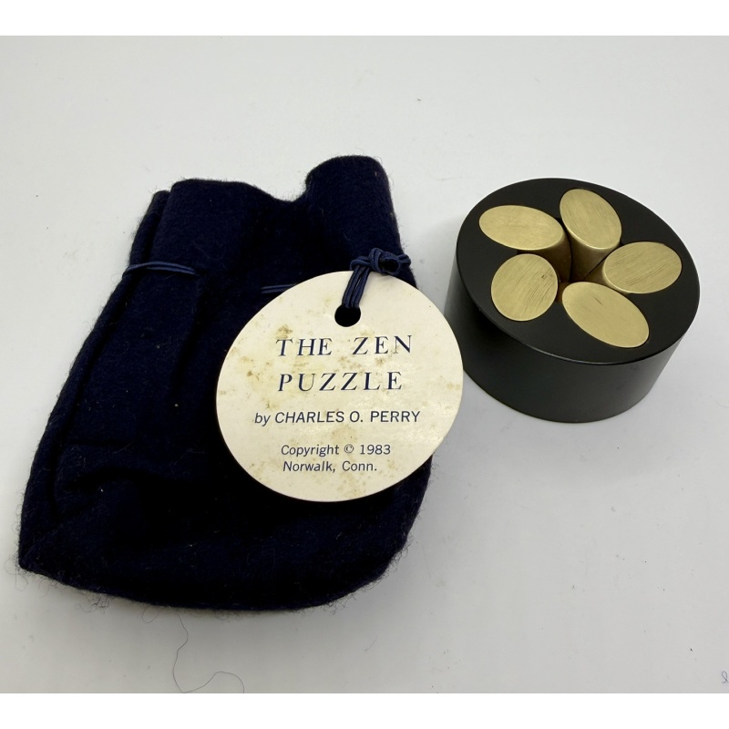 The Zen Puzzle original brass puzzle by Charles Perry