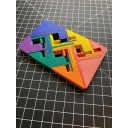 Zigguflat - Flat Frameless N-Ary Burr Puzzle